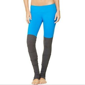 Alo Goddess Leggings Blue And Grey